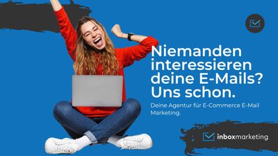 Ein Banner für die E-Commerce E-Mail Marketing Agentur Inbox-Marketing