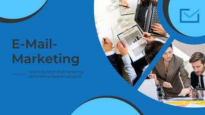 Ein Marketingteam, welches sich die Kennzahlen der letzten E-Mail Kampagne ansieht