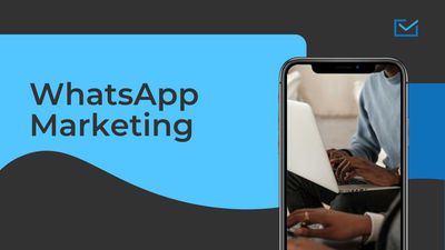 WhatsApp Marketing auf einem Handy